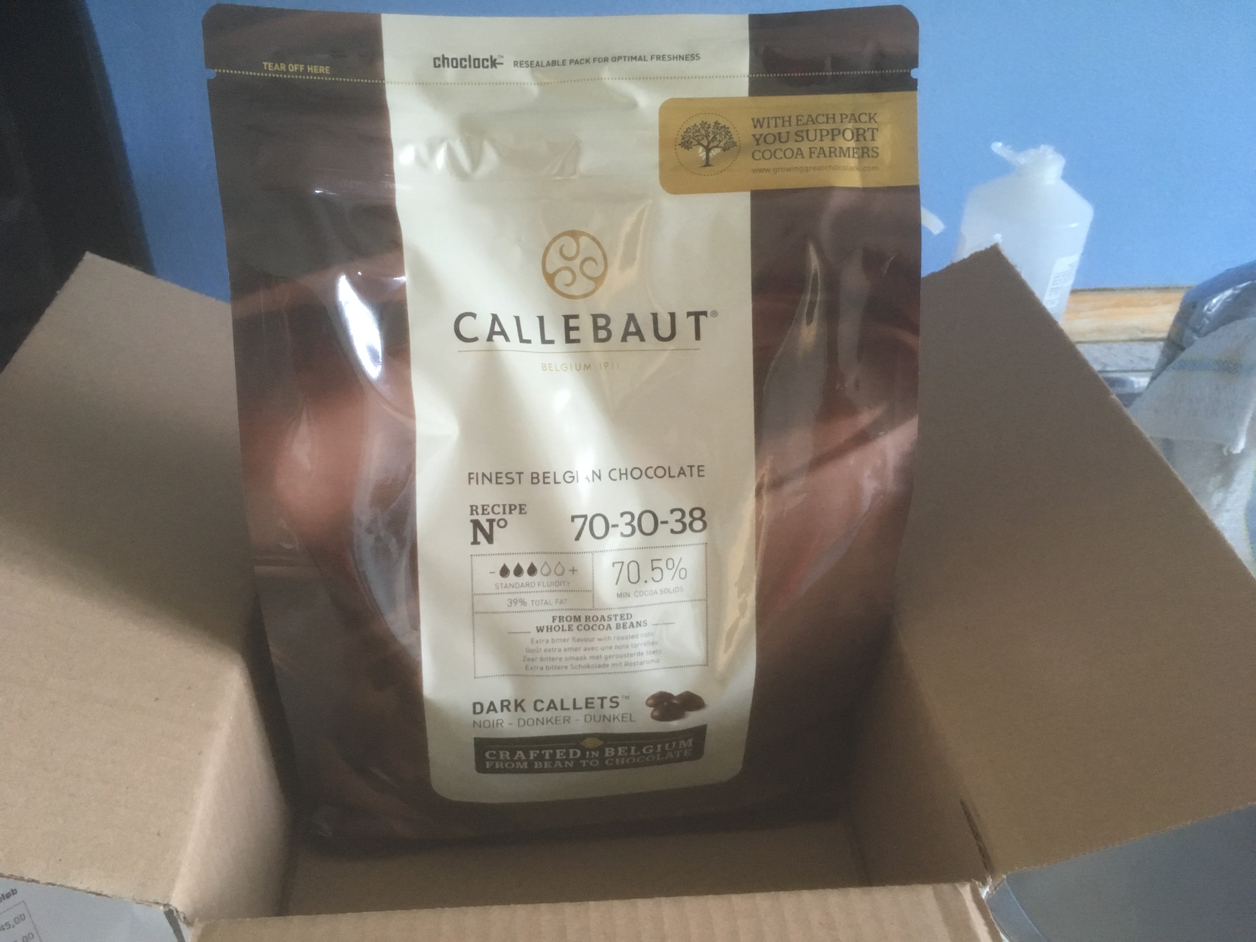 Oversigt – Callebaut – betegnelser og egenskaber